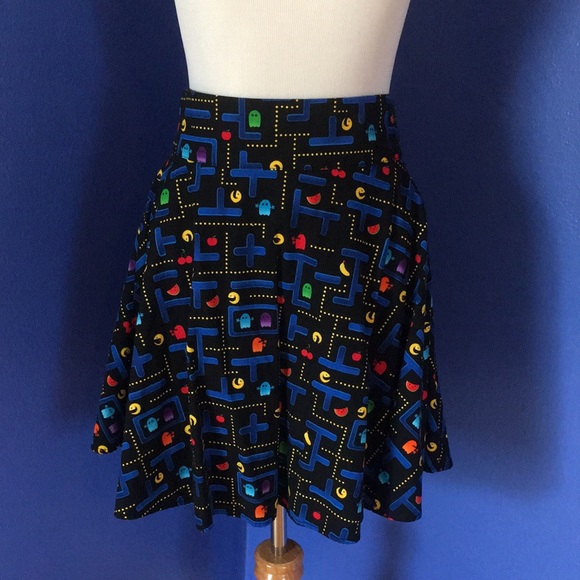 Retrolicious Pac-Man Retro Atari Arcade Game Video Game skirt 🍒 👻 🍌🍉 - Picture 12 of 14